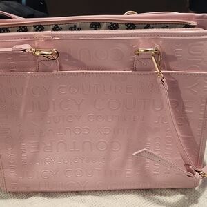 Juicy Couture Light Pink Embossed Tote